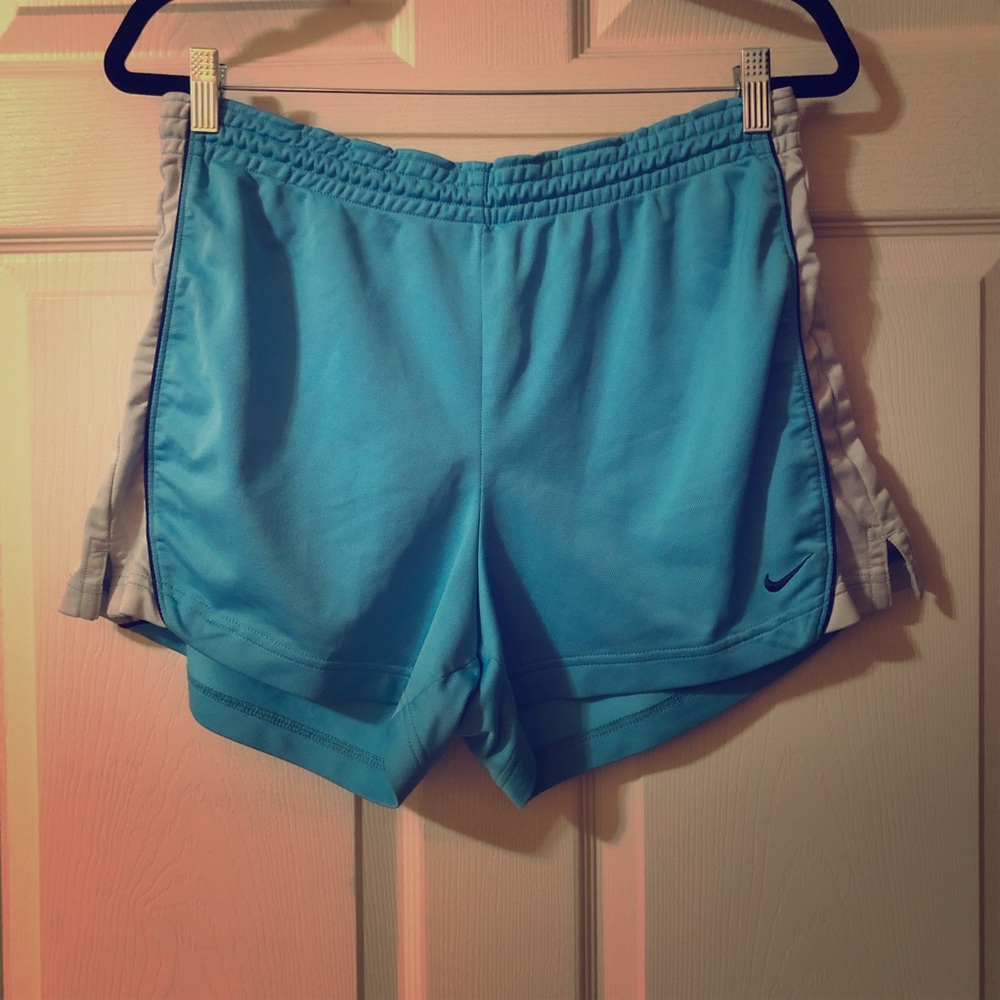 NIKE Teal Shorts SIZE: LARGE